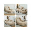 Elegantní relaxační křeslo LAZY SOFA béžové pro komfortní sezení