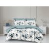 Elegantní povlečení DUO SENSE AURELIA s květinovým vzorem a povlakem zdarma