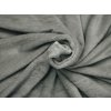 Šedá mikroplyšová deka CALMI 150×200 cm – teplá a příjemná