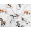 HORSE DREAM – povlaky na polštář s elegantními koňmi
