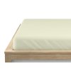 Světle krémové jersey prostěradlo 180x200 cm – jemné a prodyšné