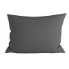 Povlak na polštář LUX 70x90 cm tmavě šedý s hotelovou kapsou