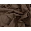 Napínací prostěradlo jersey tmavě hnědé 180x200