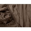 Kvalitní prostěradlo jersey s lycrou tmavě hnědé 180x200