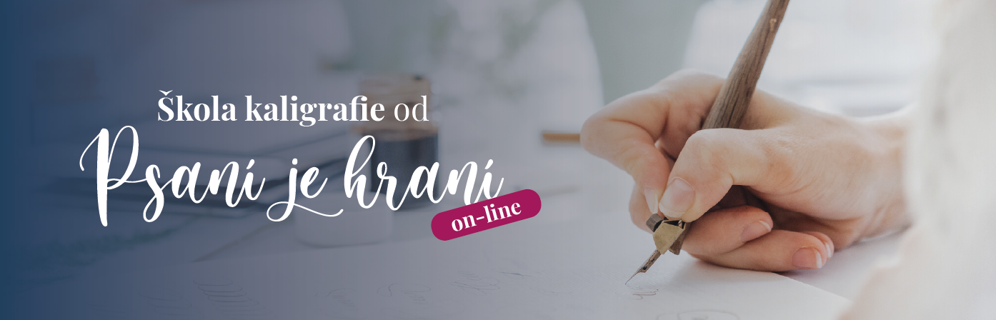 On-line škola kaligrafie od Psaní je hraní
