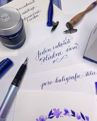 Všichni to známe. Jeden inkoust máme do plnicího pera, jiný hustší na namáčecí pero, akvarelový se hodí ke štětci… Ale...