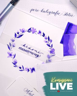 Monochromatická technika – jedna barva, nekonečně možností. Tvořit budeme opět LIVE na YouTube (link v biu). V tomhle...