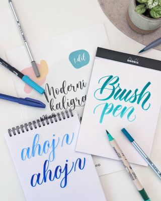 ✍️ Dnes ve 20:00 jedeme na YouTube LIVE! Nechala jsem vás hlasovat, čím budeme psát… a vítěz je jasný – brushpen 🖋️✨ Dáme...