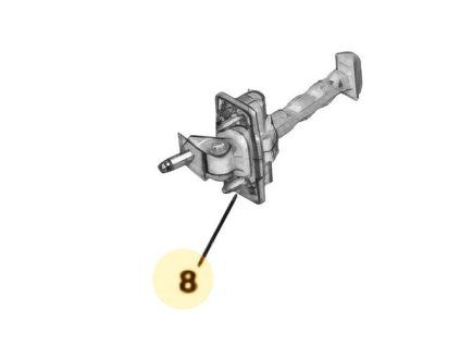 Peugeot 308 P5 Front door check strap 9830837180