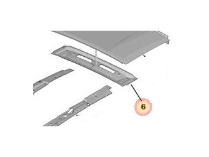 Peugeot 308 P5 Arcadă plafon 98 349 773 80