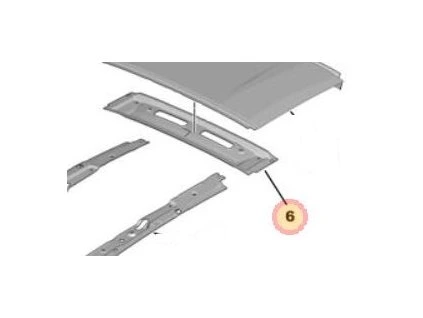 Peugeot 308 P5 Dachbogen 9834977380