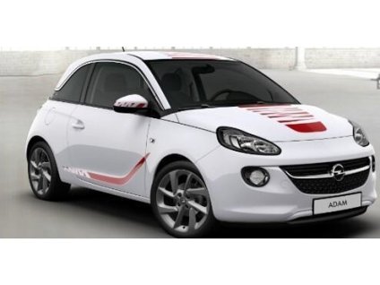 Opel Fóliová Aplikácia Pre Exteriér Vozu, Sada Stripes Pre Strechu Vozu, Farba Red'N'Roll