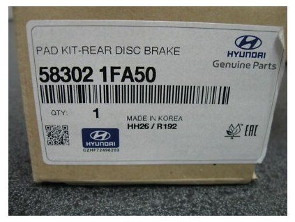 Kia Bremsbeläge hinten 583021FA50