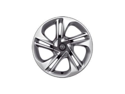 Opel Disk Z Ľahkých Zliatin 17" - 5 Dvojitých Lúčov - Technická šedá