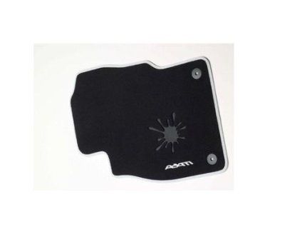 Tapis de sol en velours Opel, noir, style éclaboussure