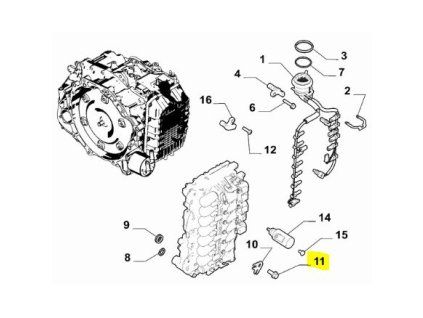 Peugeot 308 P5 Countersunk screw th. 9824606880