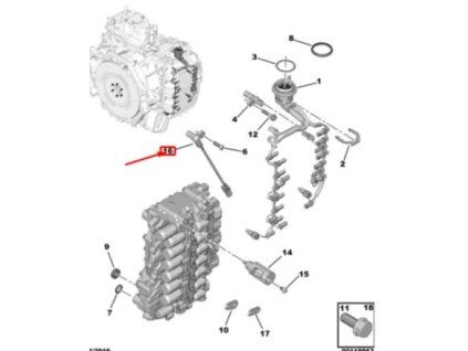 Peugeot 308 P5 Speed sensor 1654982980