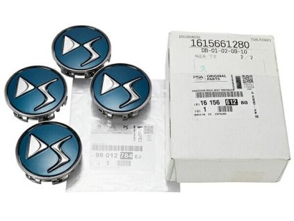 DS 4 db-os középkupak készlet DS Automobiles - ZÖLD EMERAUDE 16 156 612 80