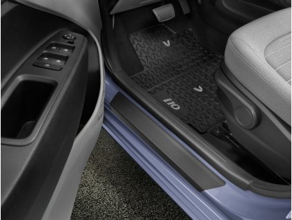 Hyundai i10, i20 Ochranné fólie prahů dveří, černá