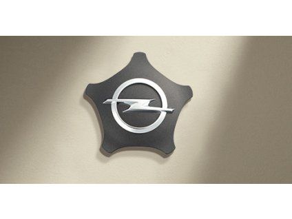 Opel Coprimozzo Centrale, Stella, Alluminio Lucidato