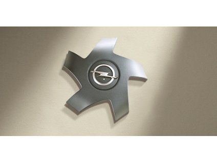 Opel Tapa Central, Estrella, Aluminio Pulido