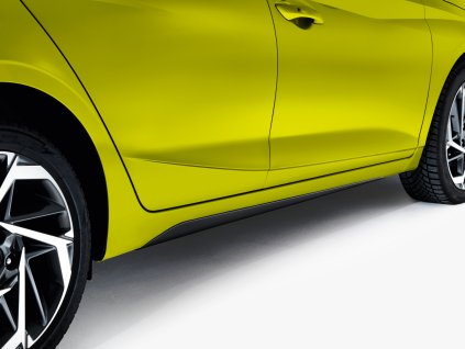 Hyundai i20 Oldalszoknya, fantomfekete