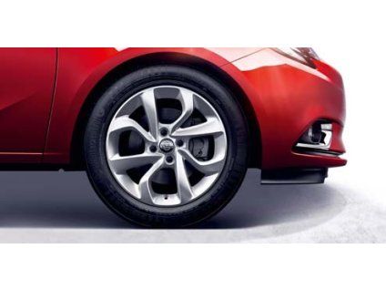 Opel Cerchio In Lega 16" - 4 Doppi Raggi - Argento