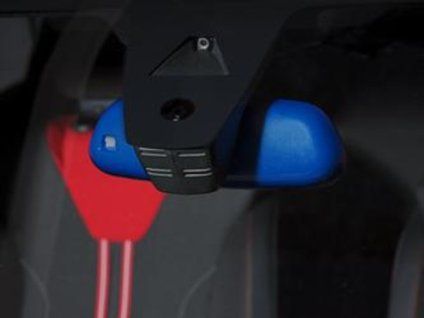Opel Funda Decorativa Azul para Espejo Retrovisor