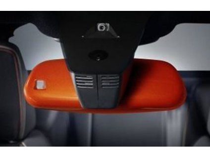 Opel Cubierta Superior Espejo Retrovisor Interior - Naranja
