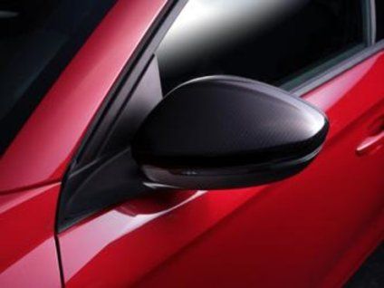 Opel Cubierta Decorativa de Espejo de Carbono