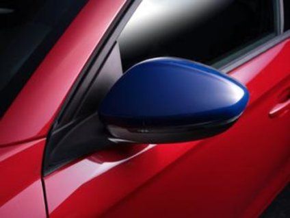 Copri Specchietto Opel Blu Decorativo