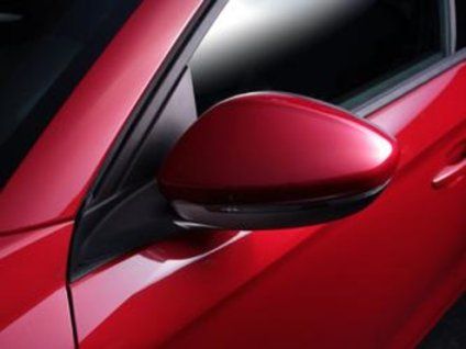 Opel Rosso Copri Specchietti Decorativo