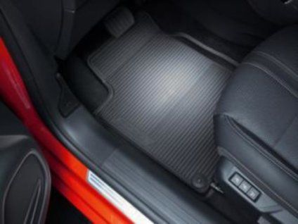 Tapis de sol Opel - Caoutchouc, Noir
