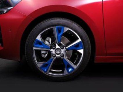 Opel Bleu Décoration Pour Roue
