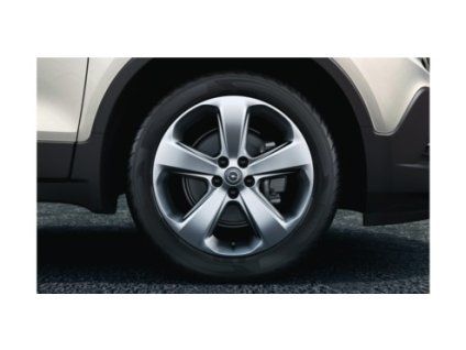 Opel Cerchio 7j X 18 - 5 Razze - Argento Sterling
