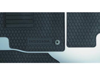 Tappetini Opel - Gomma, Neri