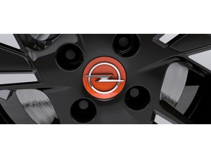 Opel Středová Krytka Pro Hliníkový Ráfek - Oranžová Fizz