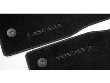Tapis de sol Opel, Velours - Noir profond