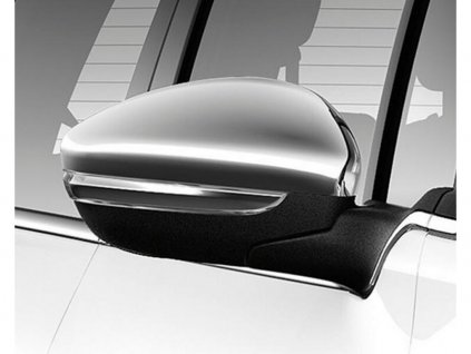 1637 kryty vnejsich zpetnych zrcatek chrom peugeot 208 2008
