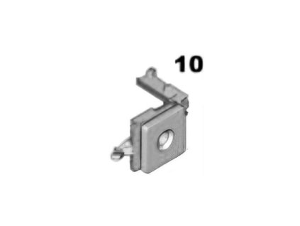 Peugeot 308 P5 Body mounting nut 9676379580