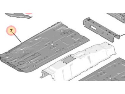 Peugeot 308 P5 Front right floor 1609055780