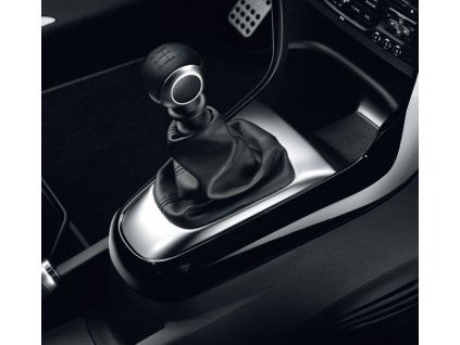 Citroën Pommeau de levier de vitesses BVM5 cuir noir et chrome