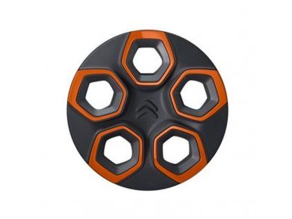 Citroën Ami Jeu de 4 enjoliveurs ORANGE 14"