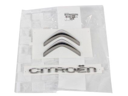 Citroën Emblema de puerta trasera 98002860DX