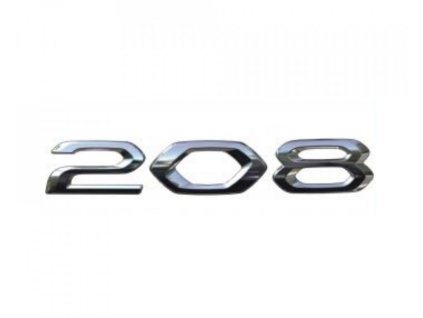 Peugeot 208 P21 Emblemat naklejany "E208" 98 544 111 TC