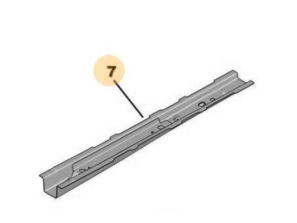 Peugeot 308 P5 Longeron spate dreapta 1689032880