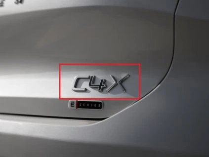 stitek c4 x zadni cast vozu citr