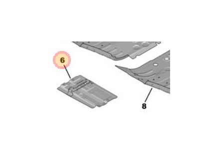 Peugeot 308 P5 Tunnel reinforcement 9839465280