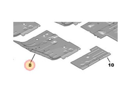 Peugeot 308 P5 Boden vorne links 1686620480