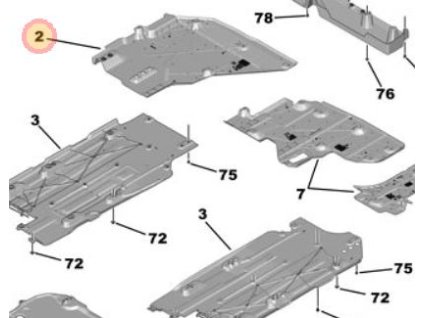 Peugeot 308 P5 Deflector rezervor combustibil dreapta 9834939180